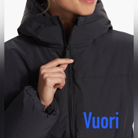NWT Vuori Mammoth Down Parka Coat * Black * Small * Warm & Cozy - Picture 6 of 10